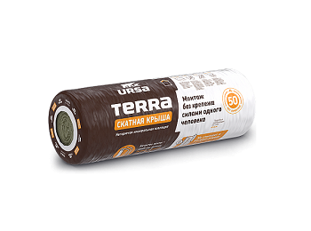 URSA TERRA Скатная крыша 1x9600x1200x50 мм (11,52 м2; 0,576 м3)
